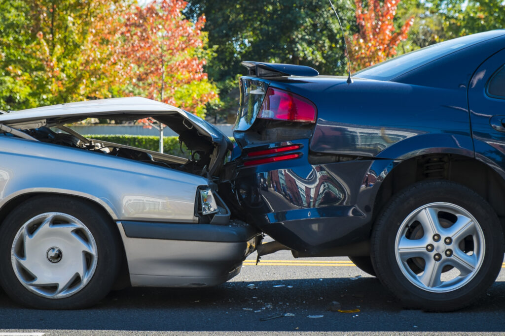 3 people injured in a collision in Apple Valley.